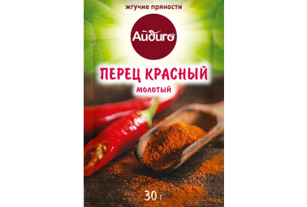 Перец АЙДИГО 30гр Красный молотый 1/20шт