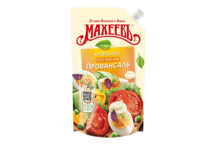Майонез МАХЕЕВЪ 380гр Провансаль Премиум 72% д/п 1/20шт