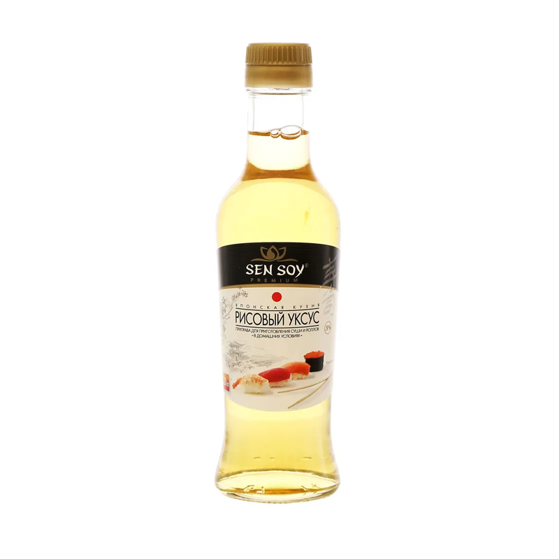 Уксус SEN SOY 220гр для суши ст/б 1/6шт