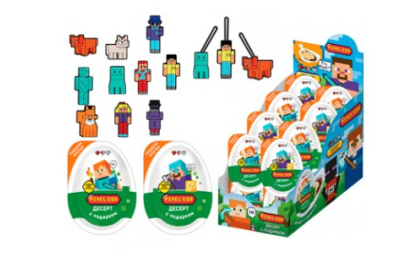 Десерт PIXEL EGG 20гр с подарком 1/16шт