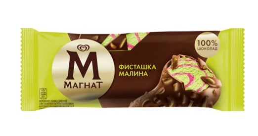Мороженое МАГНАТ 70гр Фисташка/Малина 1/24шт