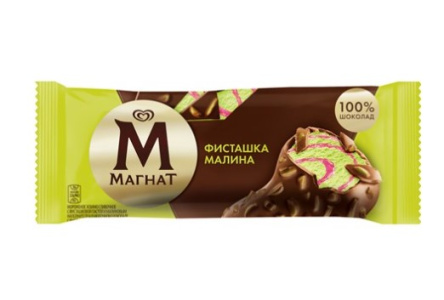 Мороженое МАГНАТ 70гр Фисташка/Малина 1/24шт