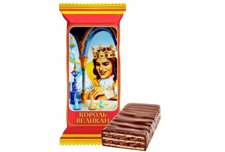 Конфеты вафельные ЛАКОНД 320гр Король Великан 1/10шт