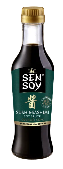Соус соевый SEN SOY 220гр Для суши и сашими Премиум ст/б 1/6шт