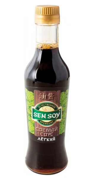 Соус соевый SEN SOY 250гр Легкий ст/б  1/6шт