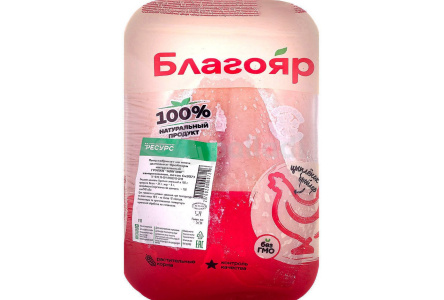 Филе куриных грудок БЛАГОЯР подложка