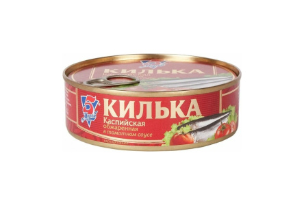 Килька 5 МОРЕЙ 260гр Каспийская в т/с ст/б 1/12шт