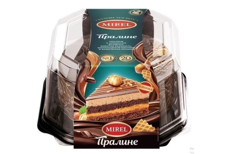 Торт MIREL 550гр Пралине 1/6шт