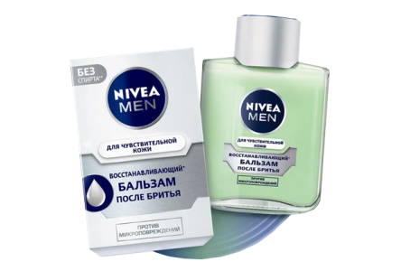 Бальзам п/бритья NIVEA 100мл Восстанавливающий д/чувствительной кожи 1/24*6