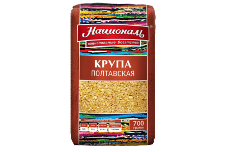 Крупа НАЦИОНАЛЬ 700гр Полтавская 1/12шт