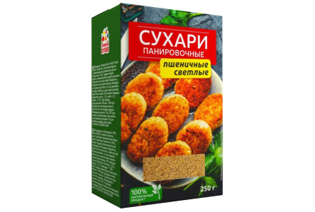 Сухари панировачные ОТЛИЧНАЯ КУХНЯ 250гр 1/24шт