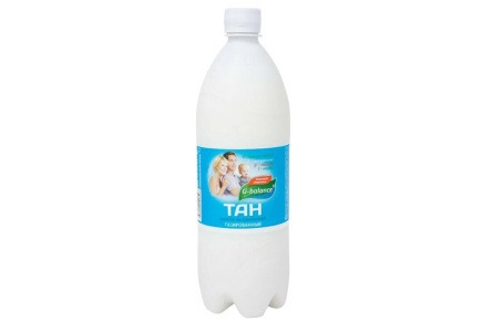 Напиток кисломолочный Тан G-BALANCE 1л 1% для Окрошки ПЭТ 1/6шт Продукт без заменителя молочного жир