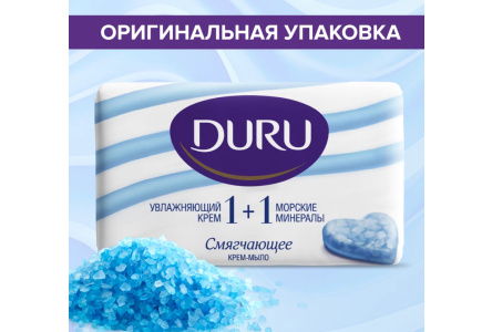 Мыло DURU 80гр 4шт Морские минералы 1/12шт