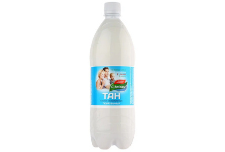 Напиток кисломолочный Тан G-BALANCE 1л 1% негаз ПЭТ 1/6шт Продукт без заменителя молочного жира