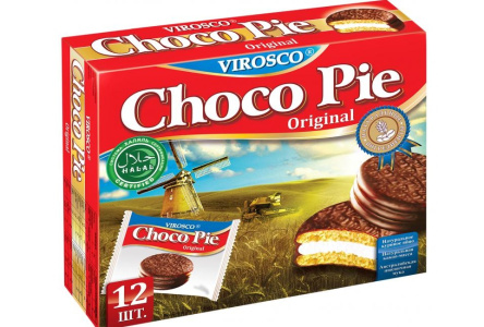 Печенье CHOCO-PIE Original 6*28гр 1/16шт Virosco