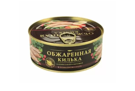 Килька ЗА РОДИНУ 240гр Балтийская в т/с ж/б ключ красная 1/18шт