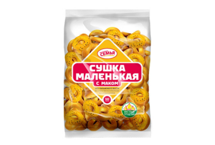 Сушка ДЫМКА 500гр Маленькая с маком 1/10шт