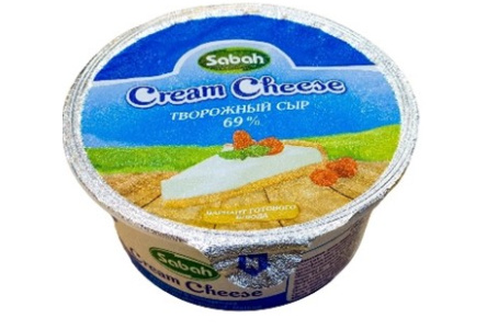 Сыр твороженый SABAH 750гр 69% 1/12шт