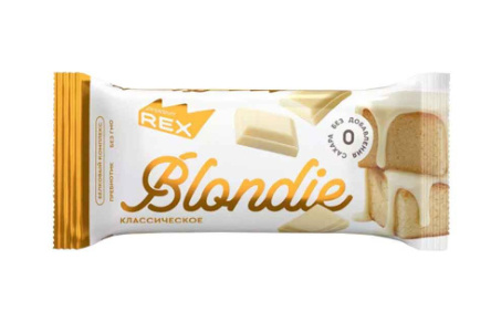 Пирожное протеиновое PROTEIN REX 50гр Блонди 1/12шт
