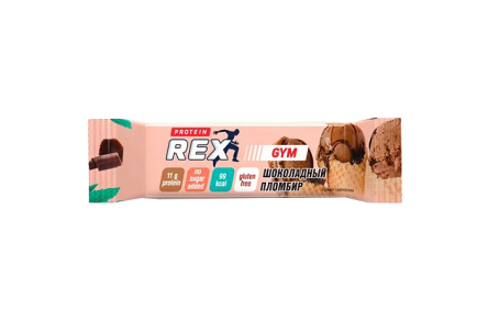 Батончик PROTEIN REX 35гр Шоколад/пломбир 1/18шт