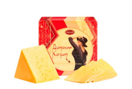 Сыр Дамский каприз 50% Топленое молоко Мирослава