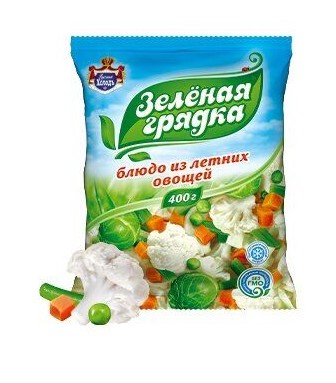 Заморож Блюдо из летних овощей 400гр ЗЕЛЕНАЯ ГРЯДКА 1/20шт