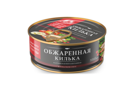 Шпроты ЗА РОДИНУ 240гр из балтийской кильки в т/с ключ ж/б 1/18шт