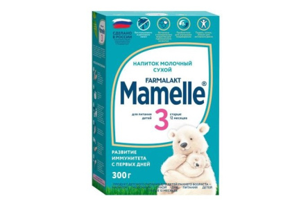 ДП Смесь MAMELLE-3 300гр Сухая молочная от 12мес 1/12шт