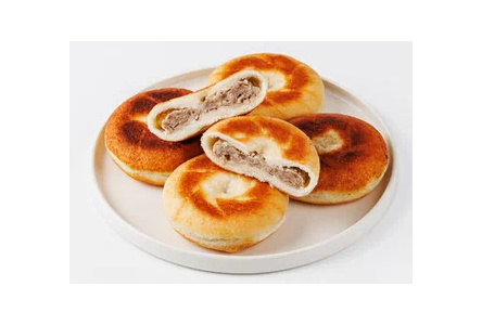Беляши ХК ПОЛЮС с мясом заморож вес 1/6кг