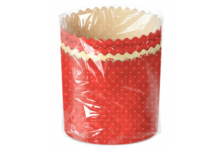 Набор д/кулича 4шт бумажные формы 90*90 19480 1/10*5