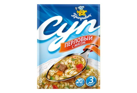 Суп ПРИПРАВЫЧ 60гр Перловый с мясом 1/20шт