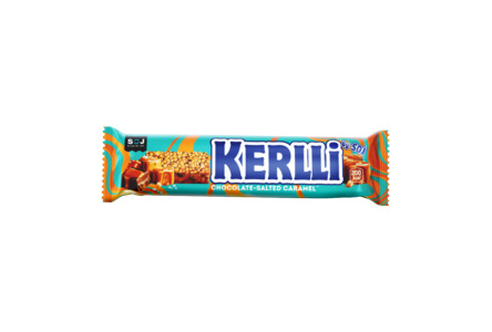Батончик злаковый KERLLI 50гр Соленая карамель 1/18шт