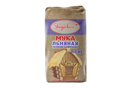 Мука ЭНДАКСИ 400гр Льняная 1/10шт