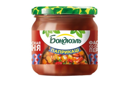 Фасоль BONDUELLE 350мл Паприкаш со сладким перцем 1/6шт