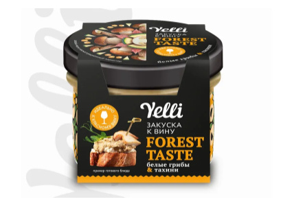 Закуска YELLI 100гр FOREST TASTE К вину для брускетт ст/б 1/6шт