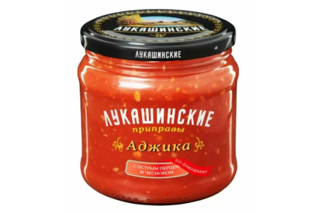 Аджика ЛУКАШИНСКИЕ 460г По-домашнему ст/б 1/6шт