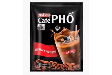 Кофе растворимый MACCOFFEE 3в1 24гр*10пак Cafe Pho Вьетнамский м/уп 1/12/24шт