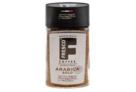 Кофе растворимый FRESCO 190гр Arabica Solo м/у 1/12шт