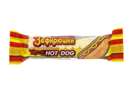 Зефир воздушный ЗЕФИРЮШКИ 18гр Хот дог 1/24шт