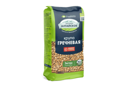 Крупа ГУДВИЛЛ Экстра 800гр Гречневая ядрица СТО 1/12шт