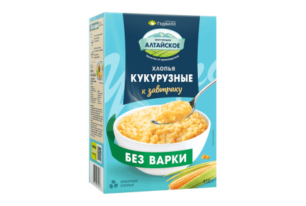 Хлопья ГУДВИЛЛ Экстра 400гр Кукурузные 1/18шт