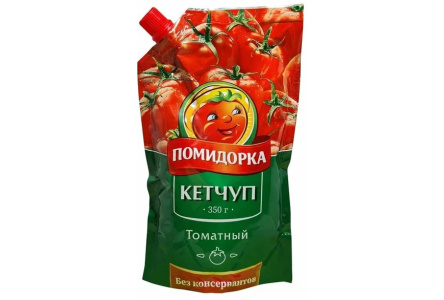 Кетчуп ПОМИДОРКА 350гр Томатный д/п 1/16шт