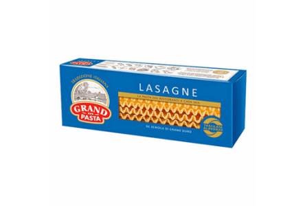 Макаронные изделия GRAND DI PASTA 500гр Lasagne doppia riccia А 1/12шт