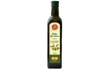 Масло оливковое SOLO DE OLIVE 250мл Extra Virgin нерафинированое с/б 1/12шт
