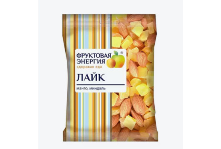 Смесь фруктовая ЛАЙК 45гр Миндаль/манго 1/24шт