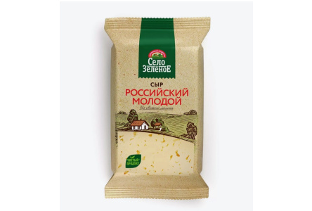Сыр Село Зеленое 200гр 50% Российский 1/10шт