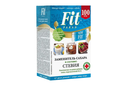 Зам сахара ФИТПАРАД 50гр на основе эритрола 1/10шт №14