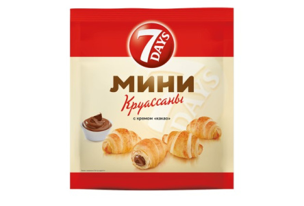 Круассан мини 7 DAYS 176гр Какао 1/12шт