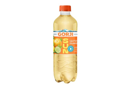 Вода питьевая GORJI ION 0,5л Цитрус/лимон газ ПЭТ 1/12шт