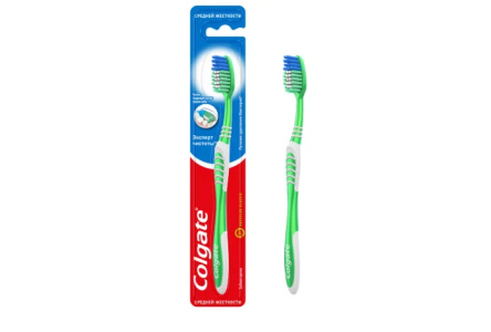 Щетка зубная COLGATE Экстра чистота средняя 1/72*12